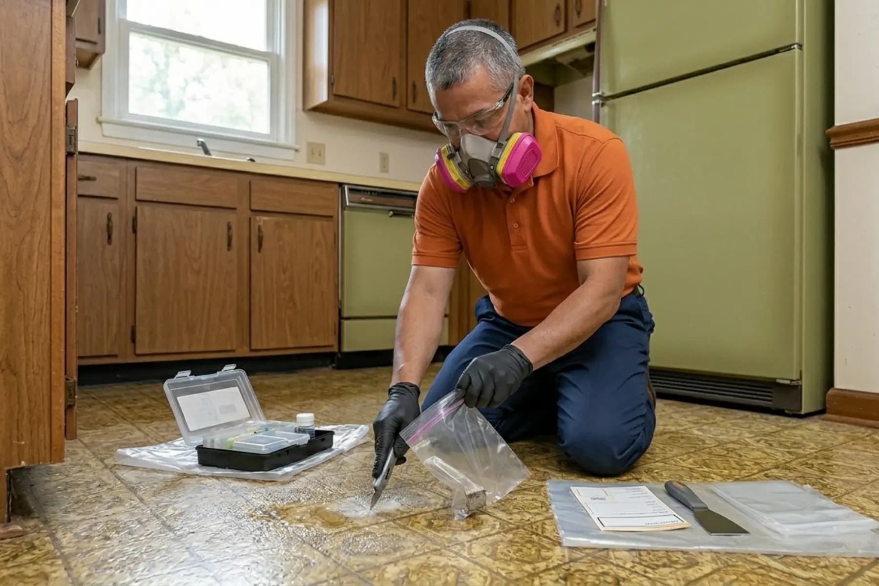 Asbestos testing support from Peerless Environmental of Virginia