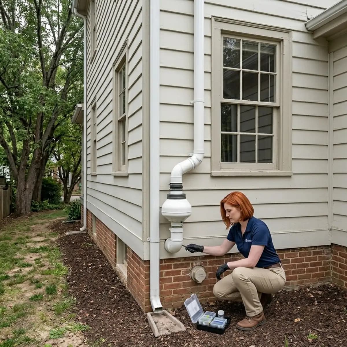 Lead paint testing on a painted surface at a Richmond-area property, Peerless Environmental of Richmond