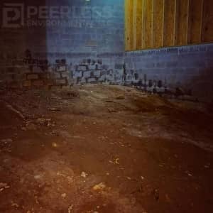 Crawl Space with Moisture Problems